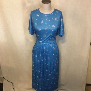 Plus Size Floral Vintage Dress XXL VOLUP